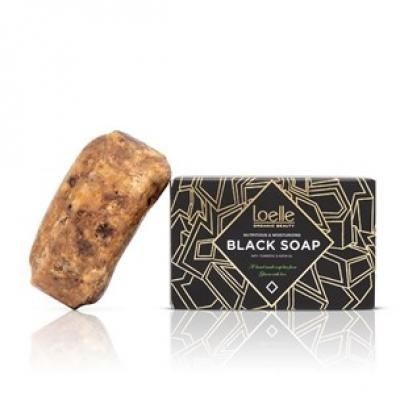 Loelle African Black Soap Bar Hair & Body 150 g
